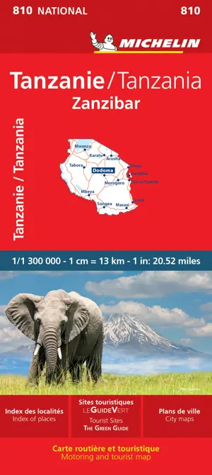 Kaart National 810 Tanzania - Zanzibar