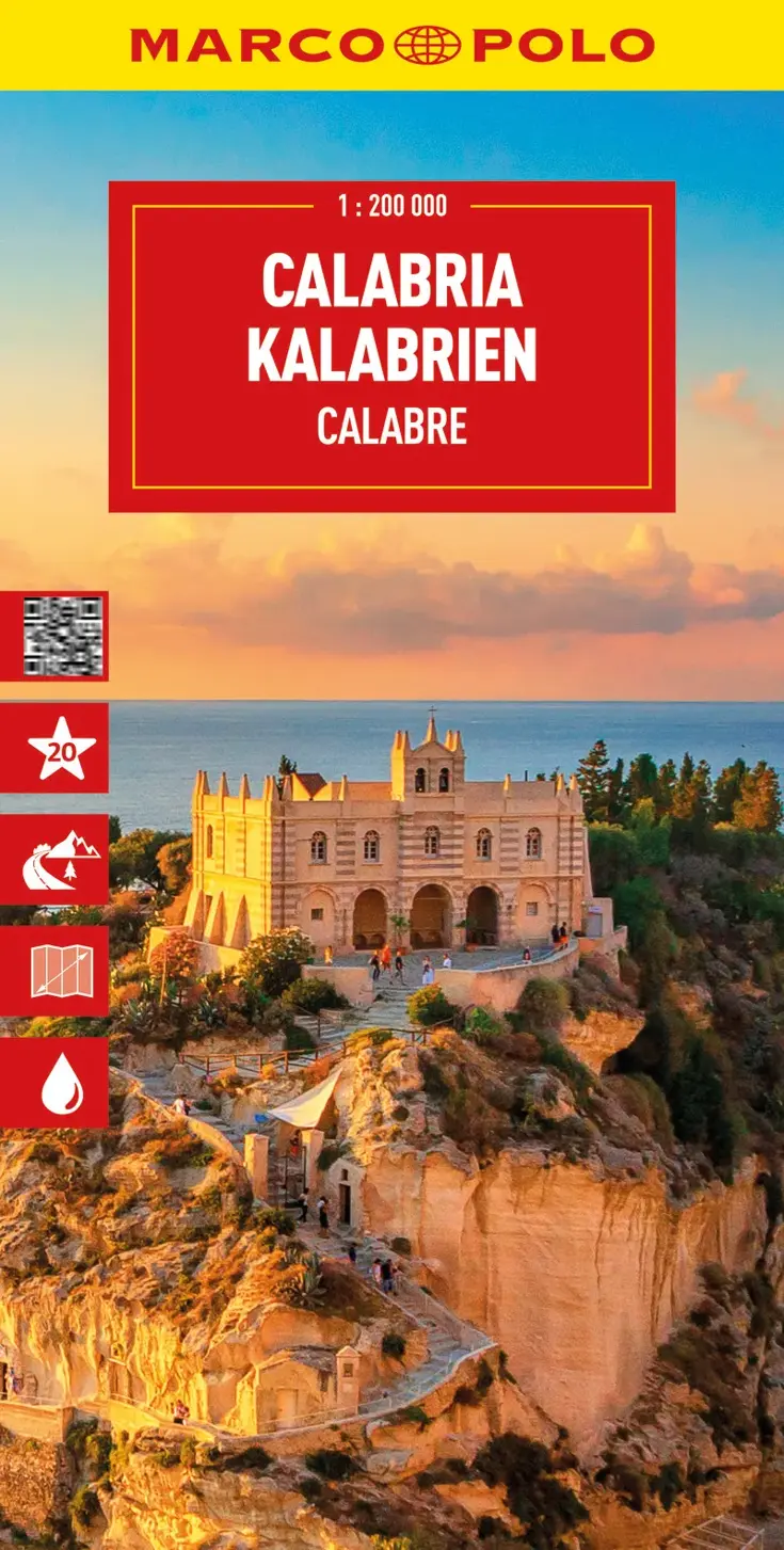 Wegenkaart 13 Calabrië
