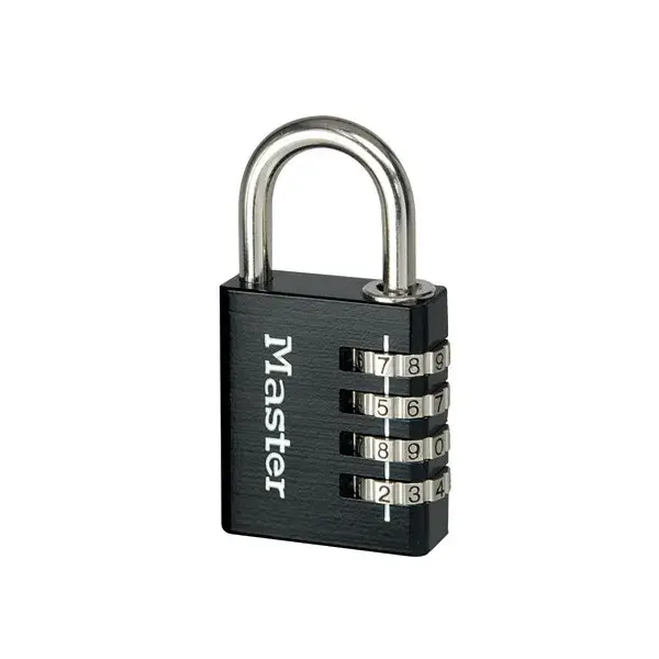 Cijferslot - 40mm - Aluminium - zwart