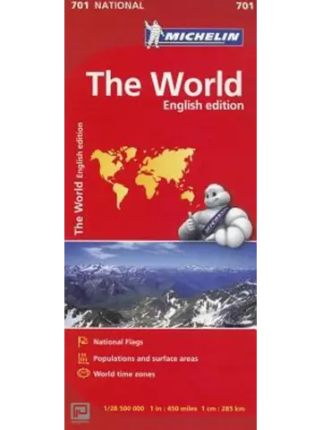 Kaart National Landkaart 701 Wereld