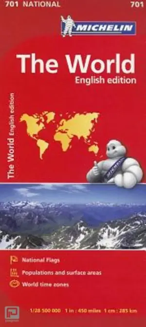 Kaart National Landkaart 701 Wereld