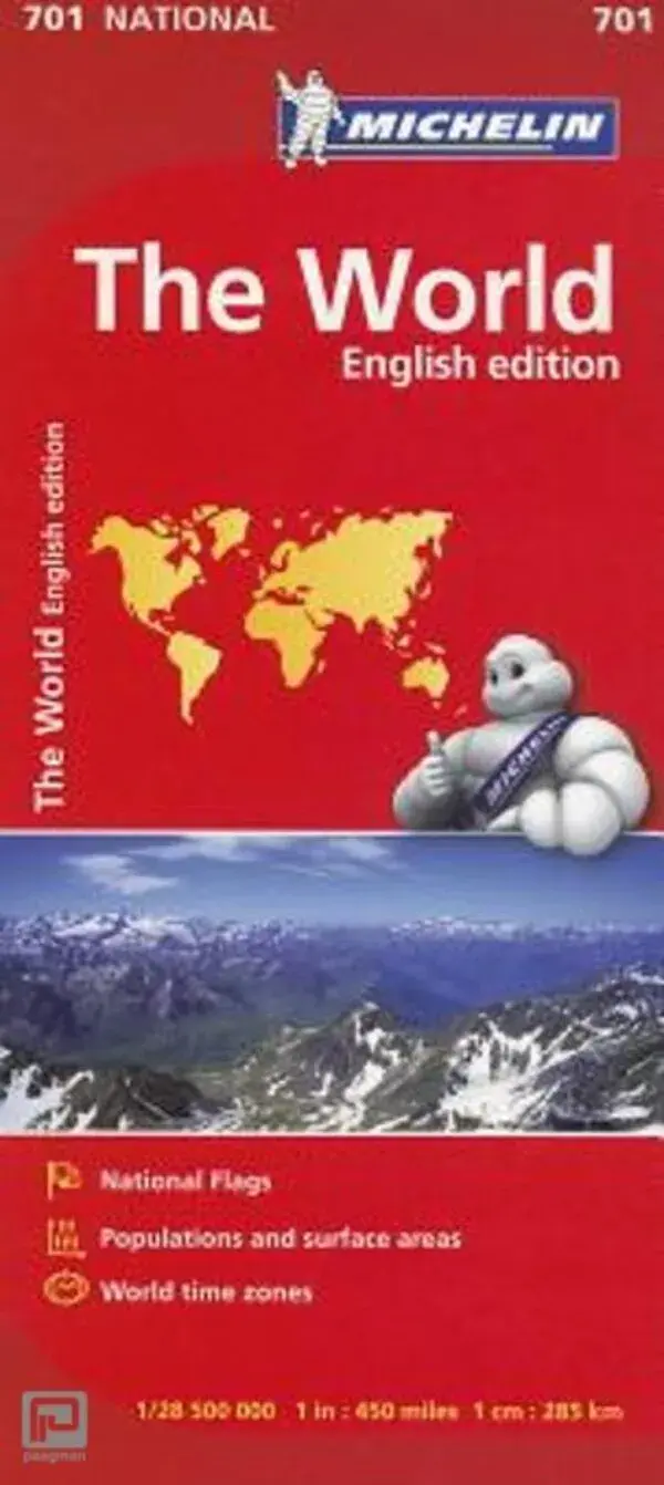 Kaart National Landkaart 701 Wereld