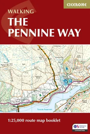 Kaartgids Booklet The Pennine Way Map