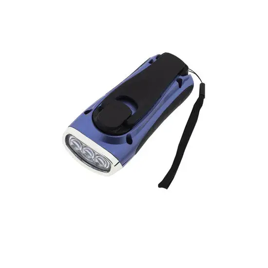 LED Zaklamp - Opwindbaar - 3 LED’s