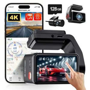 F4 Pro 2CH 4K Touch Wifi GPS 128gb dashcam