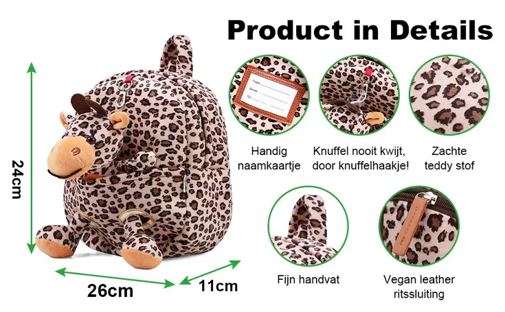 Luiertas Set - Lunchtas Giraffe - Verschoonmat