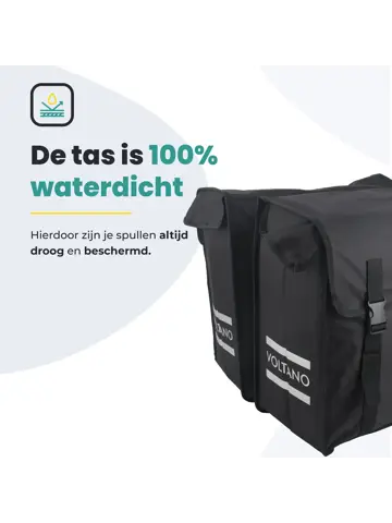 Voltano Dubbele Fietstas XXL 60L