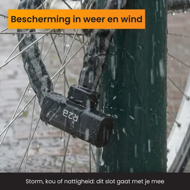 Fietsslot Reflecterend - 115 cm - Kettingslot
