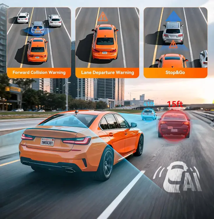 X3 Touch 2CH 2K Wifi GPS 64gb dashcam