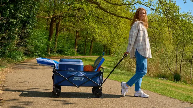 Luvego – Opvouwbare Bolderkar – 80 kg