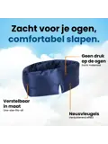 Zijden Slaapmasker - Verduisterend - Donkerblauw
