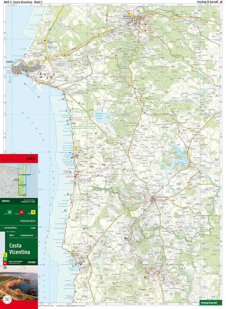 Wandelkaart WKP4 Rota Vicentina