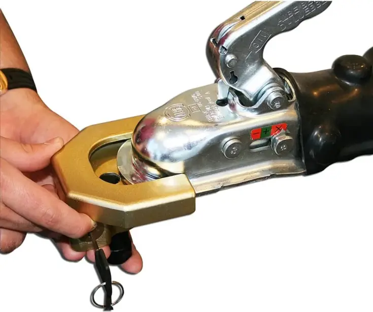 Koppelingsslot - 4,8 t/m 6,1 cm Breed - Geel