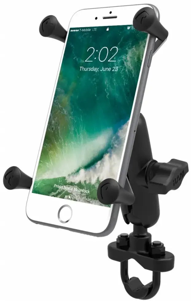 Telefoonhouder stuur grote X-Grip lange arm