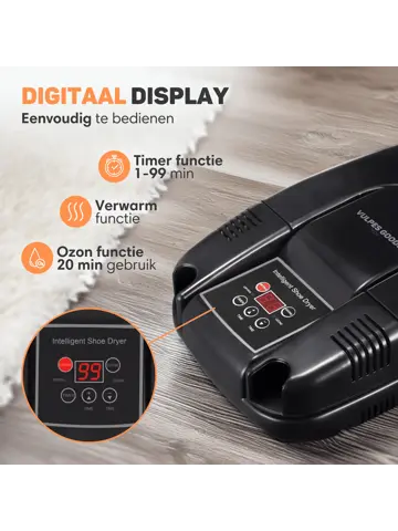 Schoenendroger met Ozone - PRO - Droogfunctie