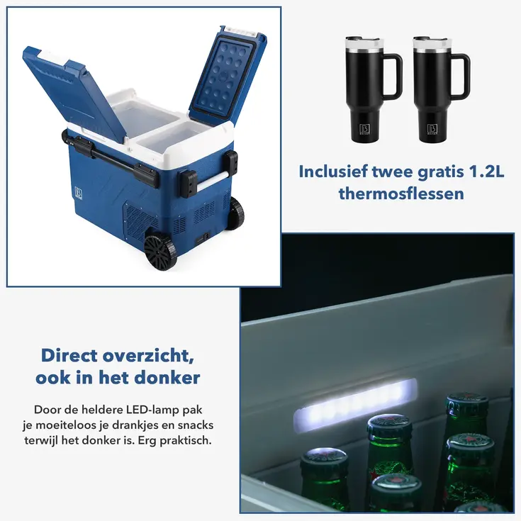 Koelbox 49.1L - Blauw