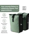 Fietstas Rolltop - Dubbel - Waterdicht