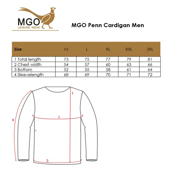 Penn Heren - Outdoorvest - Fleece voering