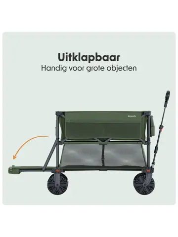 LifeGoods Dubbele Bolderkar – 200KG