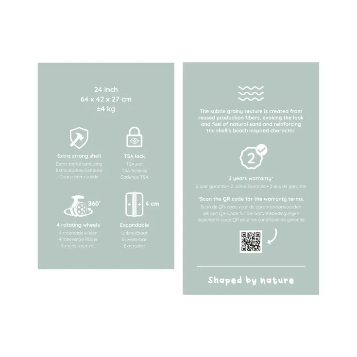 Sandy - Middelgrote koffer - 62cm - 60L - TSA