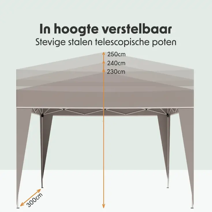 Partytent – 3x3 m