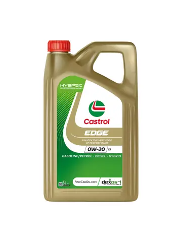 Castrol Motorolie Edge 0W-20 C5 5 Liter