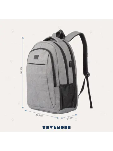 TRVLMORE Rugtas - 28L - 15,6 Inch