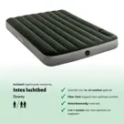 Luchtbed - Intex Downy - 2P - 137x191 + Pomp