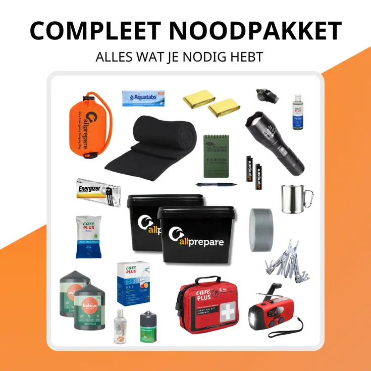 Compleet noodpakket 72 uur