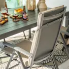 Cadiz matt carbon Tuinstoel 4 Seasons