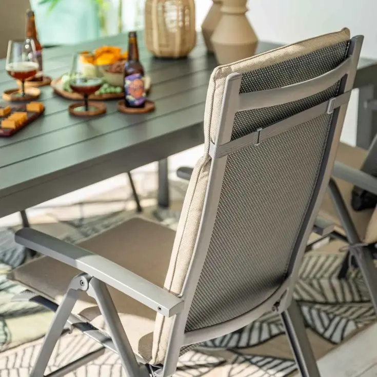 Cadiz matt carbon Tuinstoel 4 Seasons