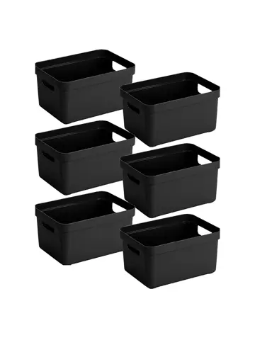 Sigma home - Opbergbox - 13L - 6-delig