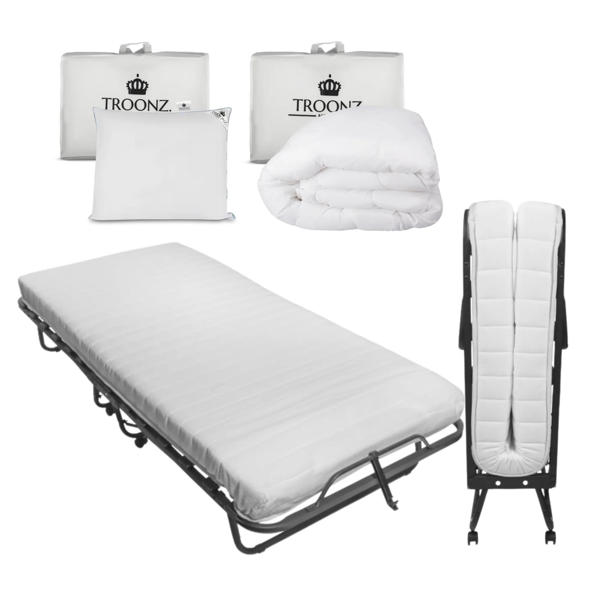 Troonz  Vouwbed Verona- 90 x 210  Set  Zwart