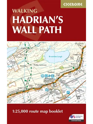 Kaartgids Booklet Hadrian's Wall Path Map