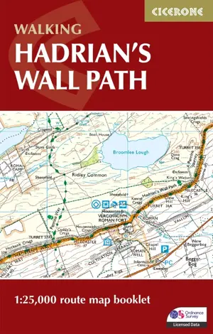 Kaartgids Booklet Hadrian's Wall Path Map