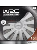 WRC Wieldoppen Sepang 15" - zilver 4 stuks