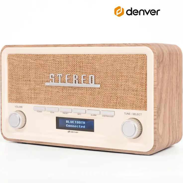 Stereo DAB+/FM radio Bluetooth Alarmfunctie
