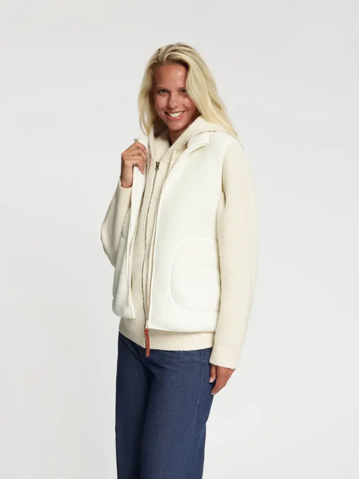 Maya Dames - Outdoor bodywarmer - Teddy