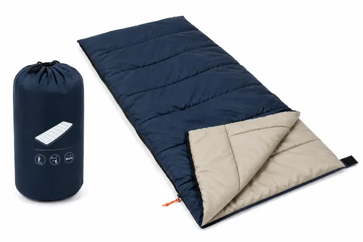 Slaapzak Envelop 190x75 cm - Camping Slaapzak