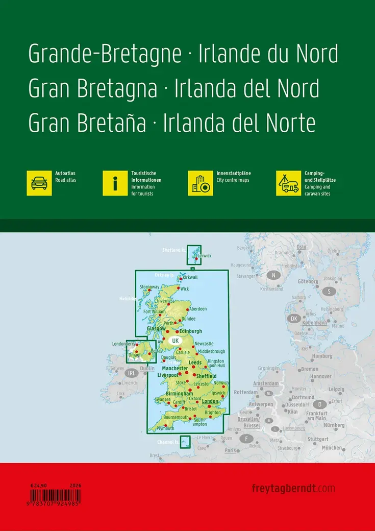 Wegenatlas Groot-Brittannië