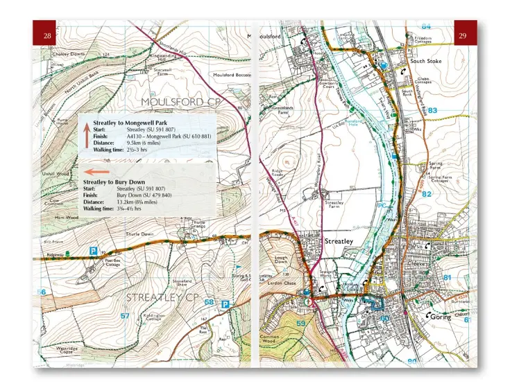 Kaartgids Booklet The Ridgeway Map