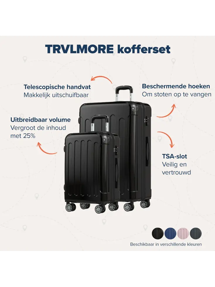 Kofferset – 2 Delig – 45L