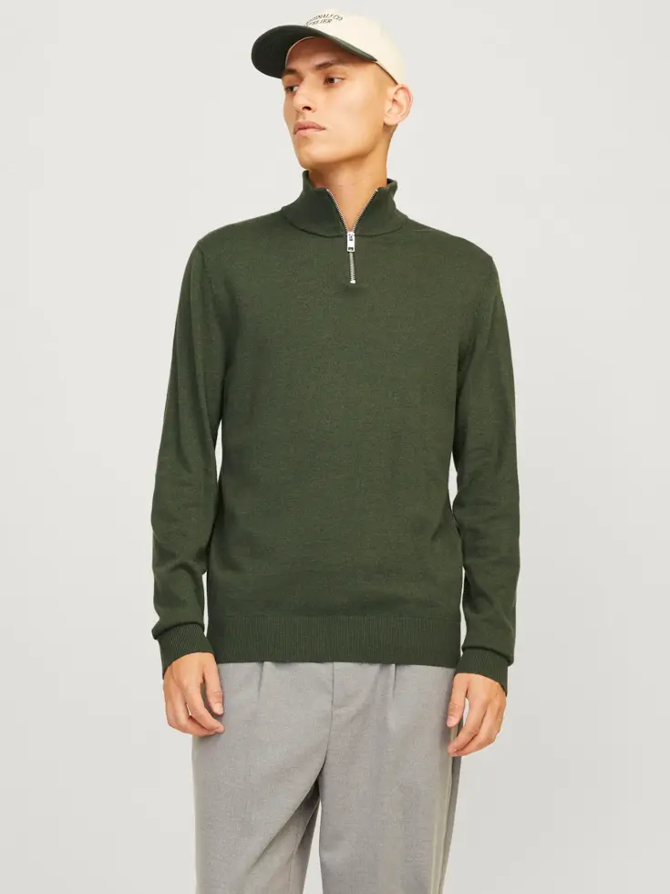Heren Emil Knit Half Zip