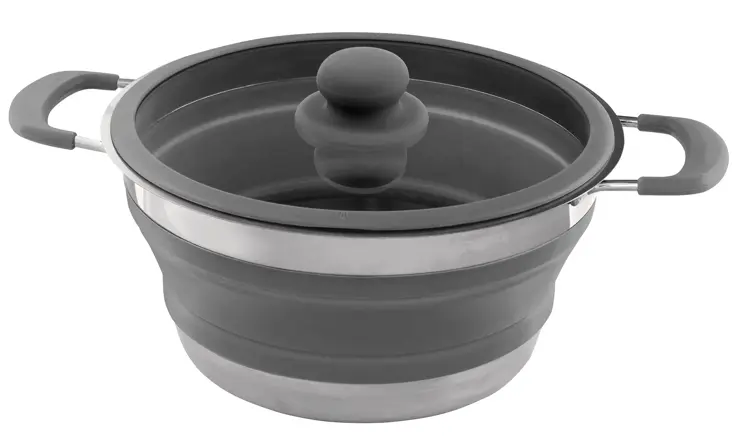 Eurotrail Opvouwbare Pan met deksel L