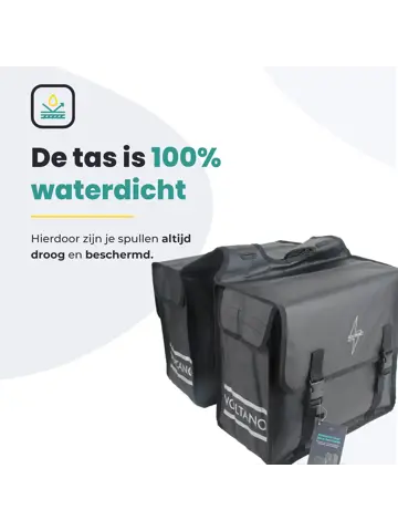 Voltano Dubbele Fietstas City - 35L