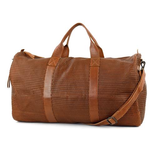 Vesper - Reistas - 40l - Gevlochten leer