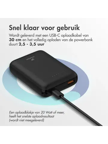 Compact Powerbank 10.000 mAh