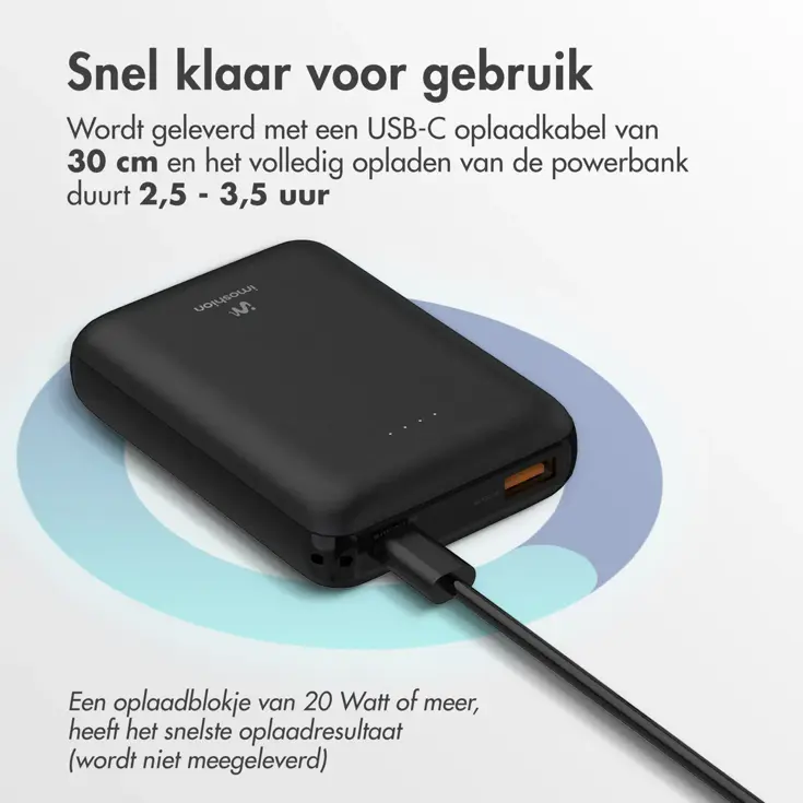 Compact Powerbank 10.000 mAh