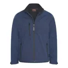 Heren Softshell Zip Jacket Navy Cappuccino Italia