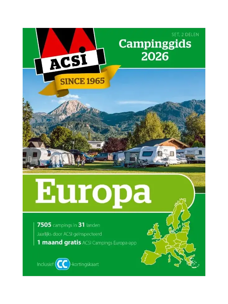 ACSI Campinggids Europa 2026 
